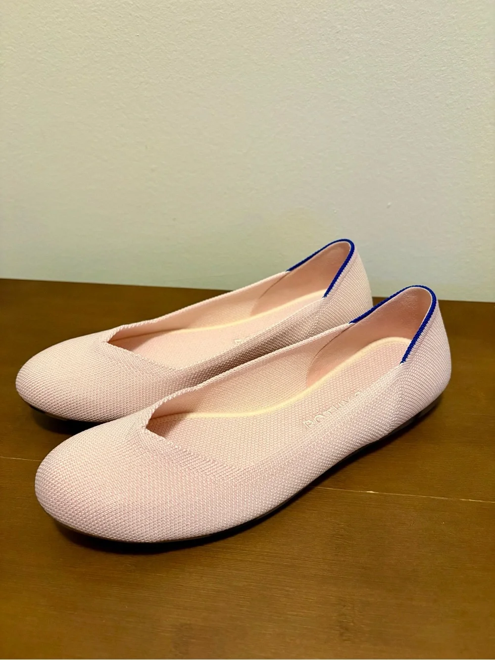 Rothy’s Blush Pink Round Toe Daily Flat (size 8)